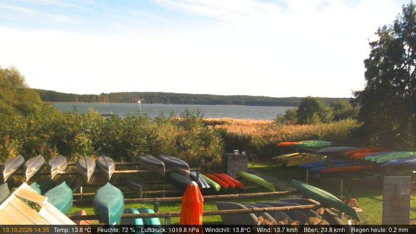 Archiv Foto Webcam Blick auf den Käbelicksee