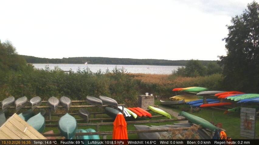 Archiv Foto Webcam Blick auf den Käbelicksee