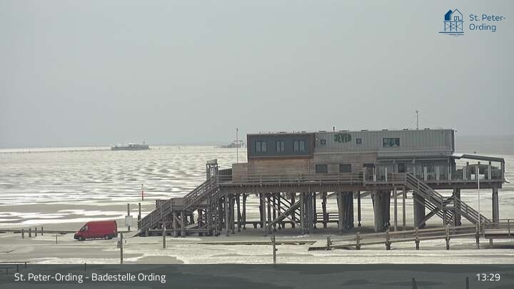 Archiv Foto Webcam St. Peter-Ording: Badestelle Ording