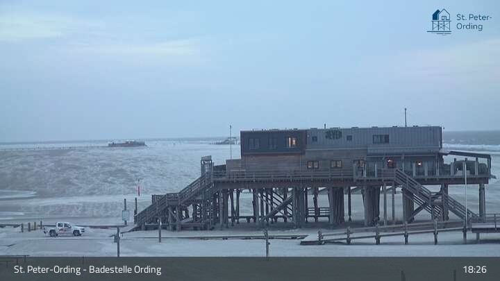 Archiv Foto Webcam St. Peter-Ording: Badestelle Ording