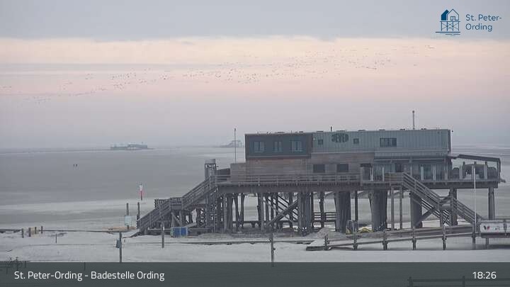 Archiv Foto Webcam St. Peter-Ording: Badestelle Ording