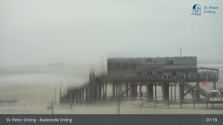 Archiv Foto Webcam St. Peter-Ording: Badestelle Ording