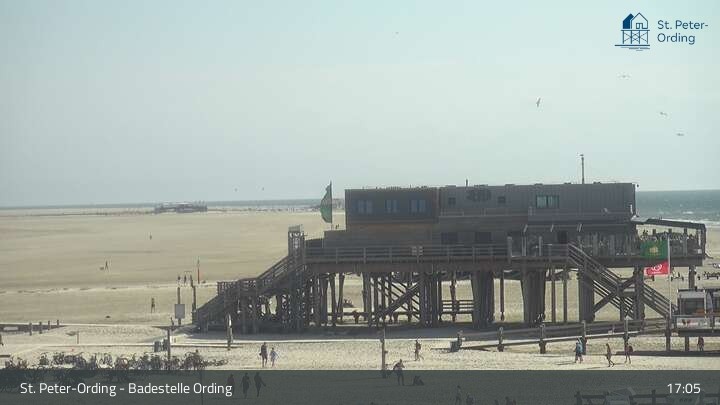 Archived image Webcam Main Beach St. Peter-Ording
