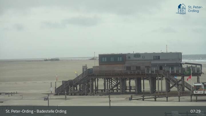 Archiv Foto Webcam St. Peter-Ording: Badestelle Ording
