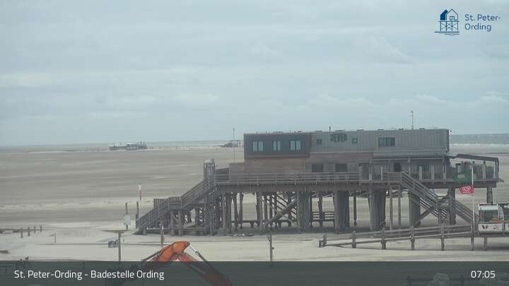 Archived image Webcam Main Beach St. Peter-Ording