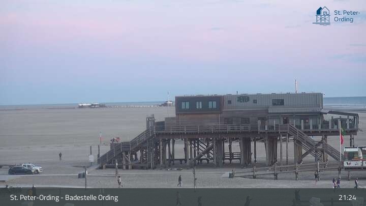 Archiv Foto Webcam St. Peter-Ording: Badestelle Ording