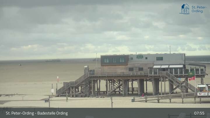 Archiv Foto Webcam St. Peter-Ording: Badestelle Ording