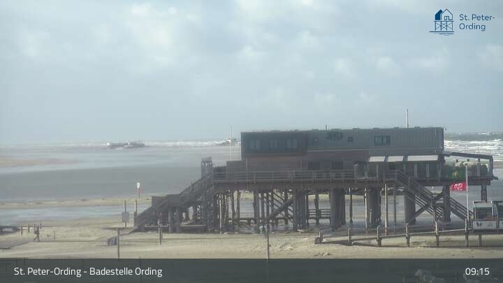 Archiv Foto Webcam St. Peter-Ording: Badestelle Ording