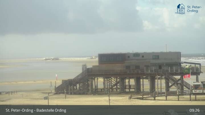 Archived image Webcam Main Beach St. Peter-Ording