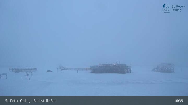 Archiv Foto Webcam St. Peter-Ording: Badestelle Bad
