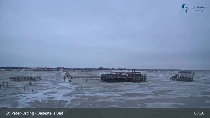 Archiv Foto Webcam St. Peter-Ording: Badestelle Bad
