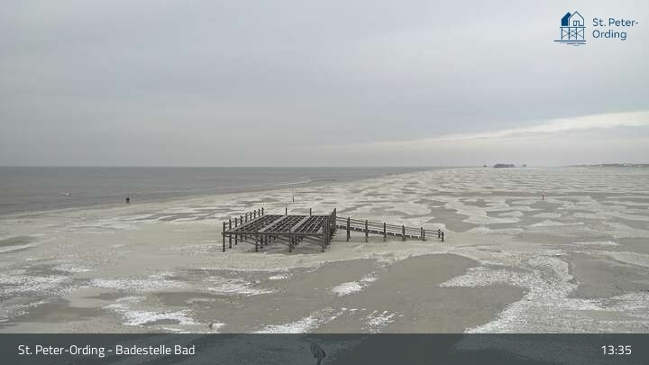 Archiv Foto Webcam St. Peter-Ording: Badestelle Bad