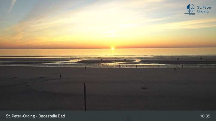 Archiv Foto Webcam St. Peter-Ording: Badestelle Bad