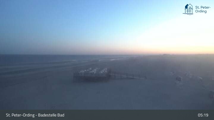 Archiv Foto Webcam St. Peter-Ording: Badestelle Bad