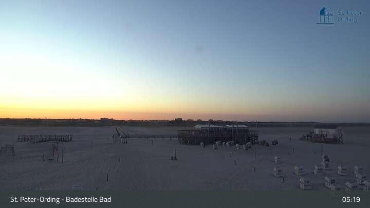 Archiv Foto Webcam St. Peter-Ording: Badestelle Bad