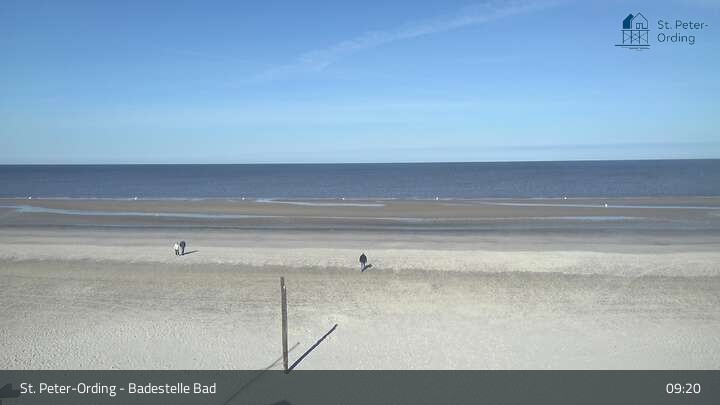 Archiv Foto Webcam St. Peter-Ording: Badestelle Bad