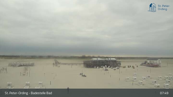 Archiv Foto Webcam St. Peter-Ording: Badestelle Bad