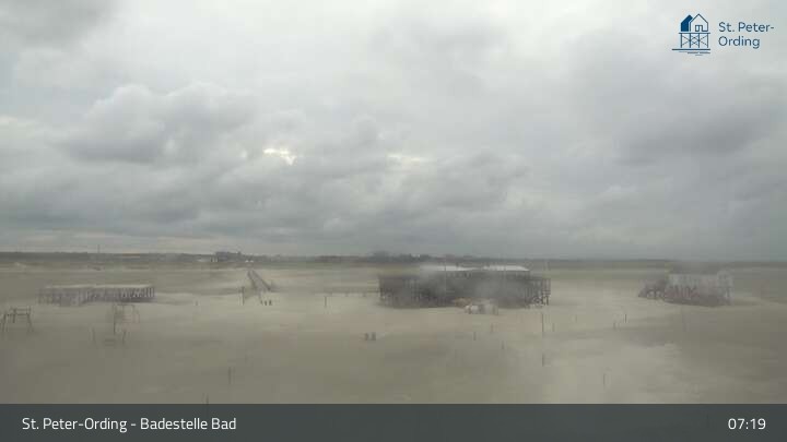 Archiv Foto Webcam St. Peter-Ording: Badestelle Bad