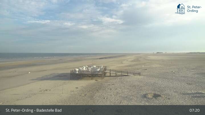 Archiv Foto Webcam St. Peter-Ording: Badestelle Bad