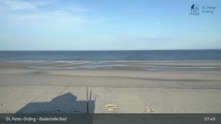 Archived image Webcam Beach Bad St. Peter-Ording