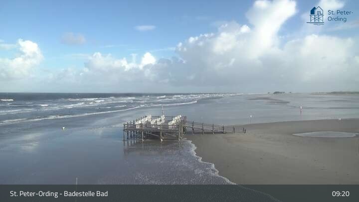 Archiv Foto Webcam St. Peter-Ording: Badestelle Bad