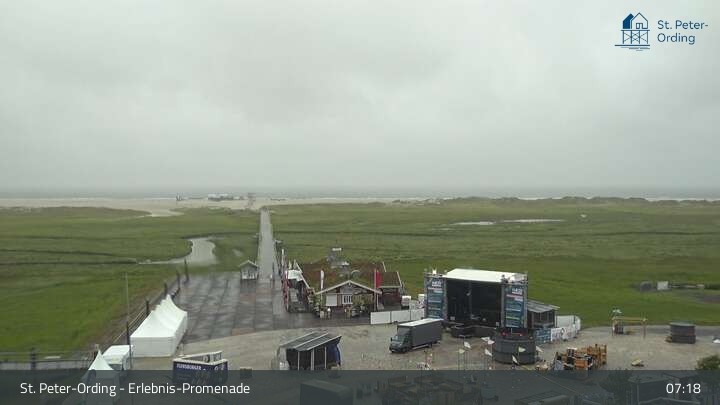 Archived image Webcam Promenade St. Peter-Ording