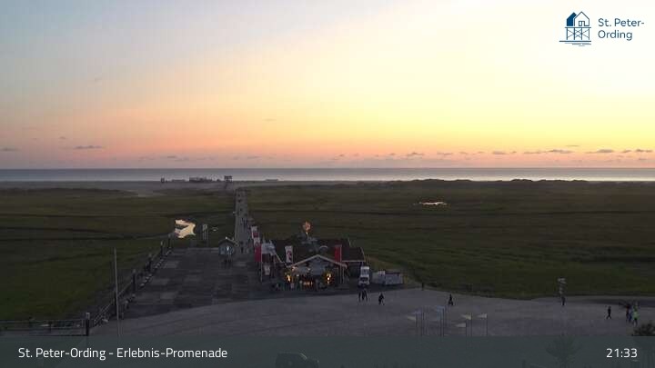 Archived image Webcam Promenade St. Peter-Ording