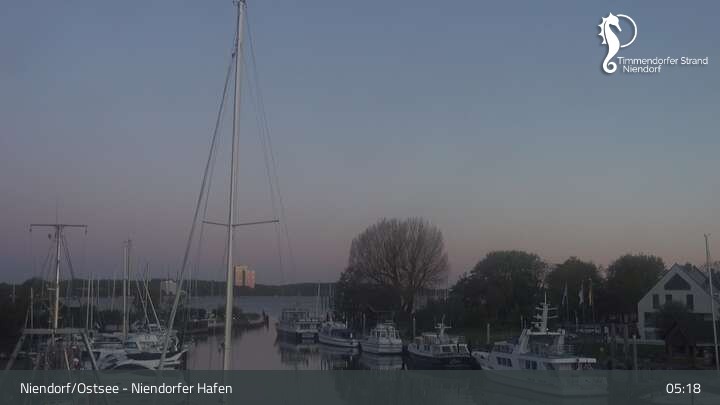 Archiv Foto Webcam Timmendorfer Strand: Niendorfer Hafen
