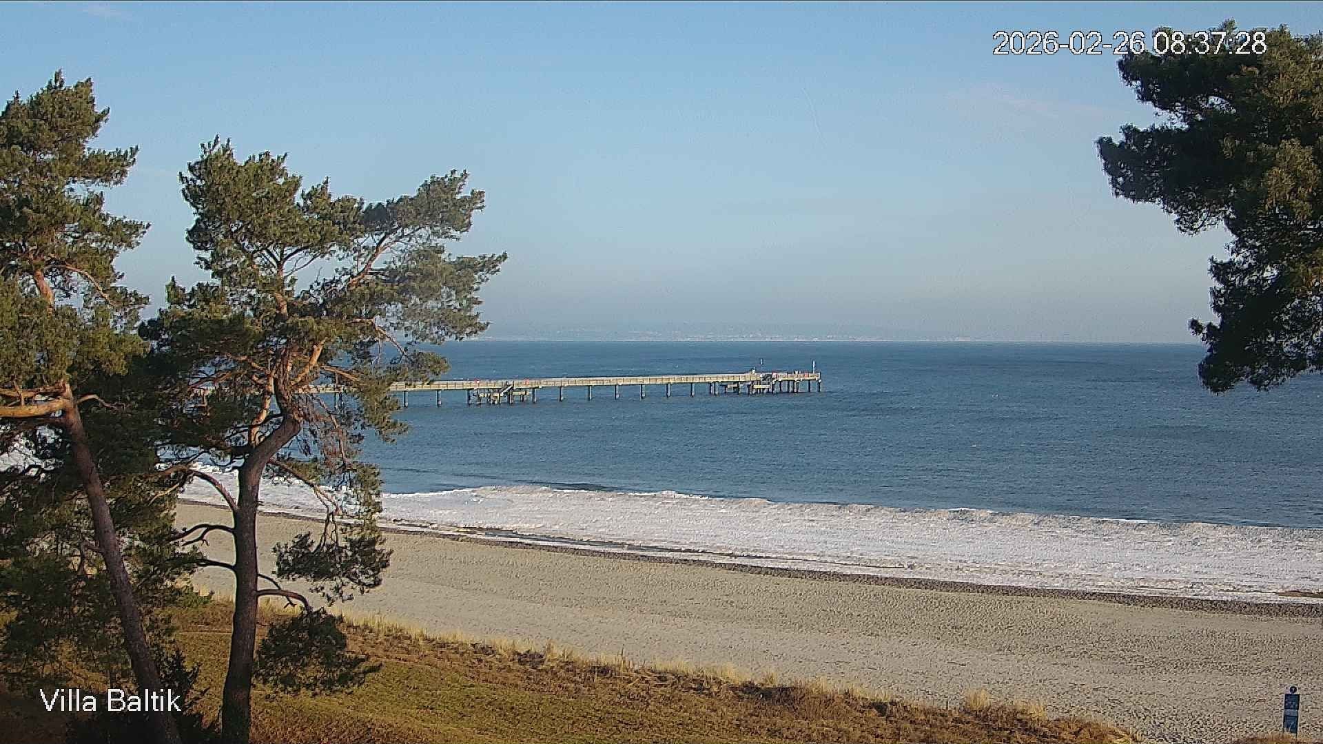 Archived image Webcam Binz Promenade