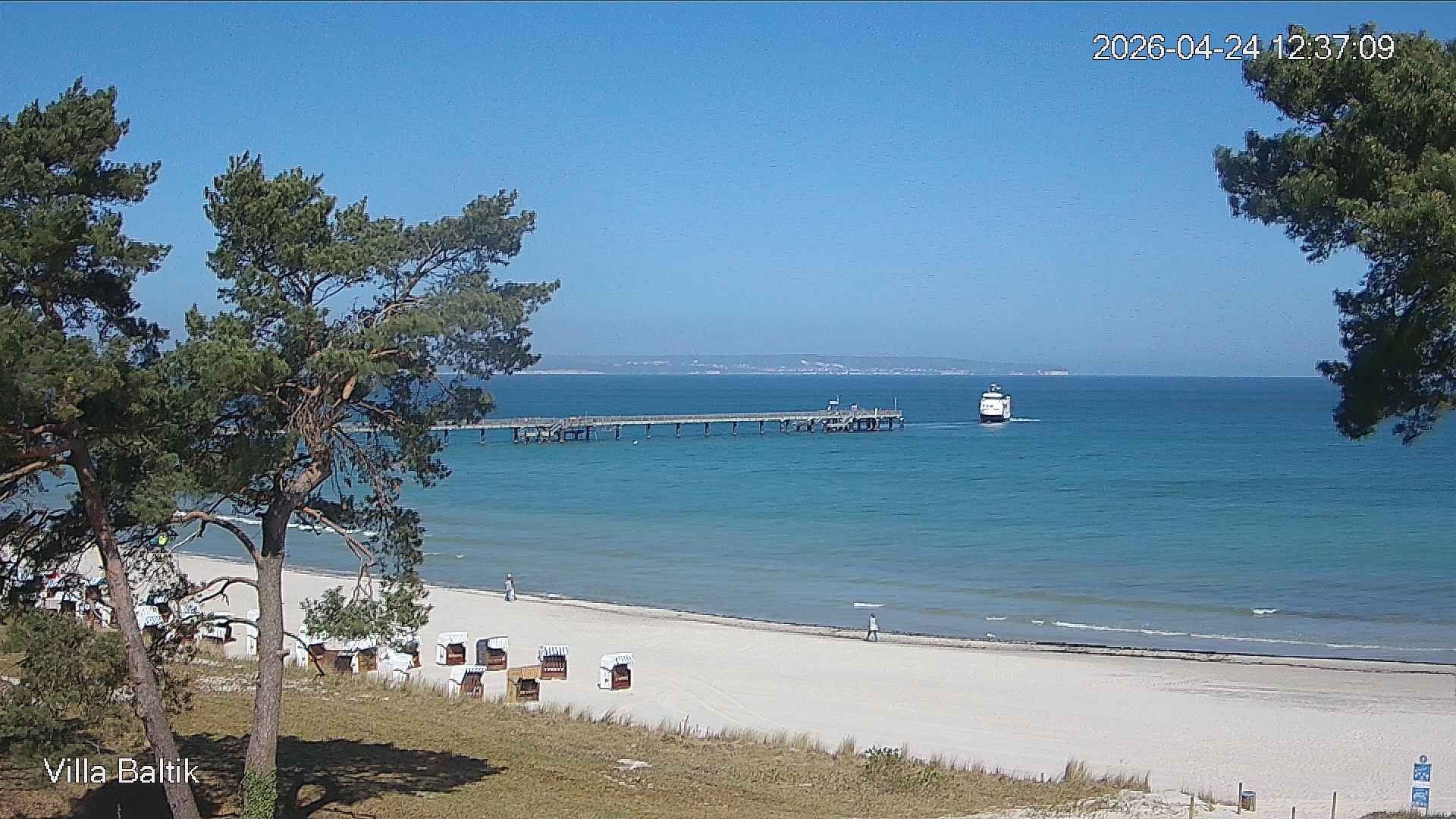 Archiv Foto Webcam Ostseebad Binz - Strandpromenade