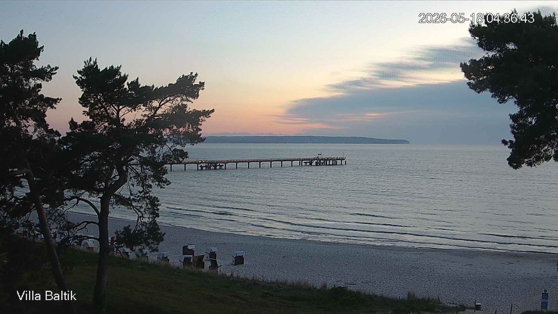Archived image Webcam Binz Promenade