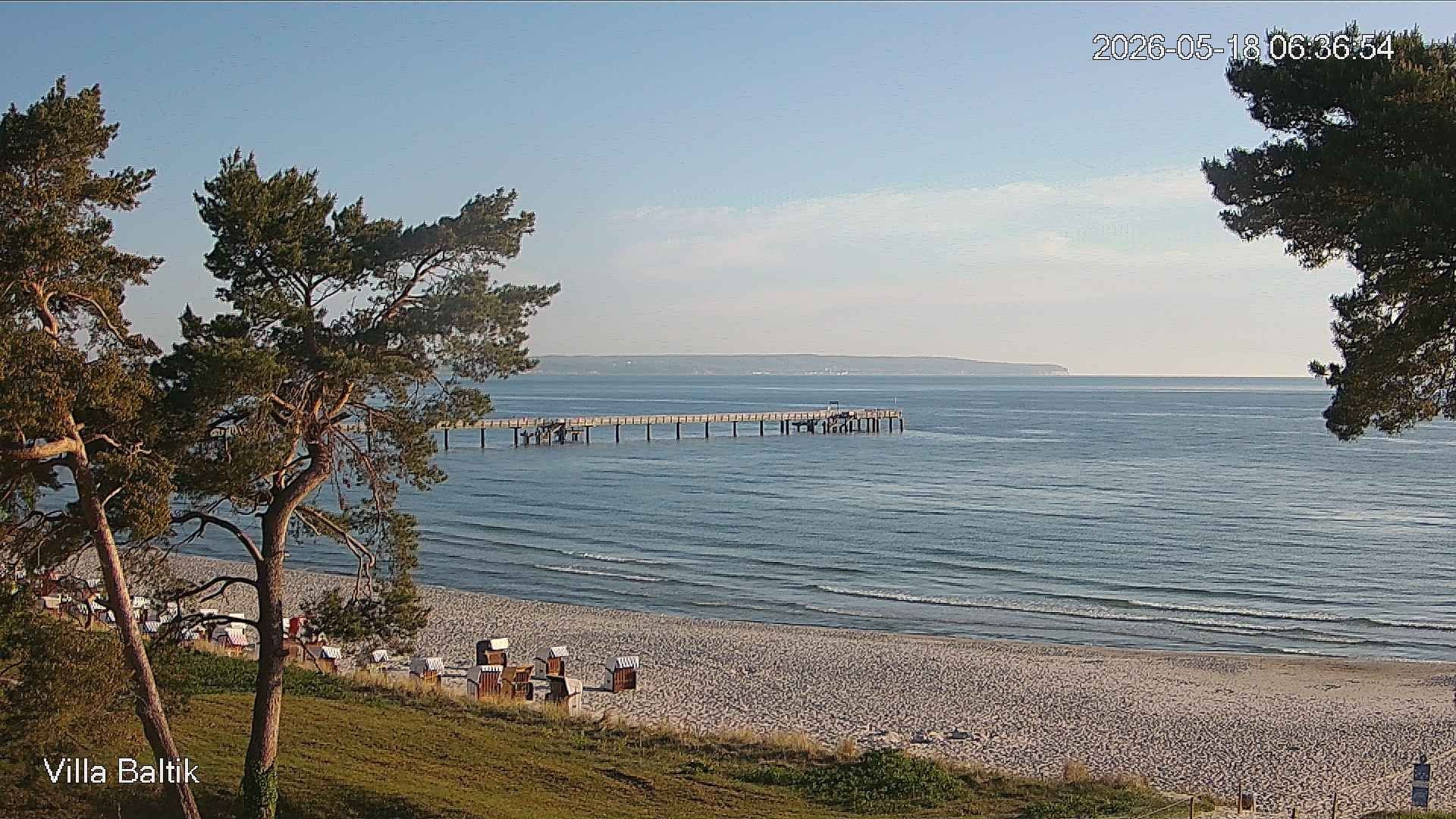 Archived image Webcam Binz Promenade