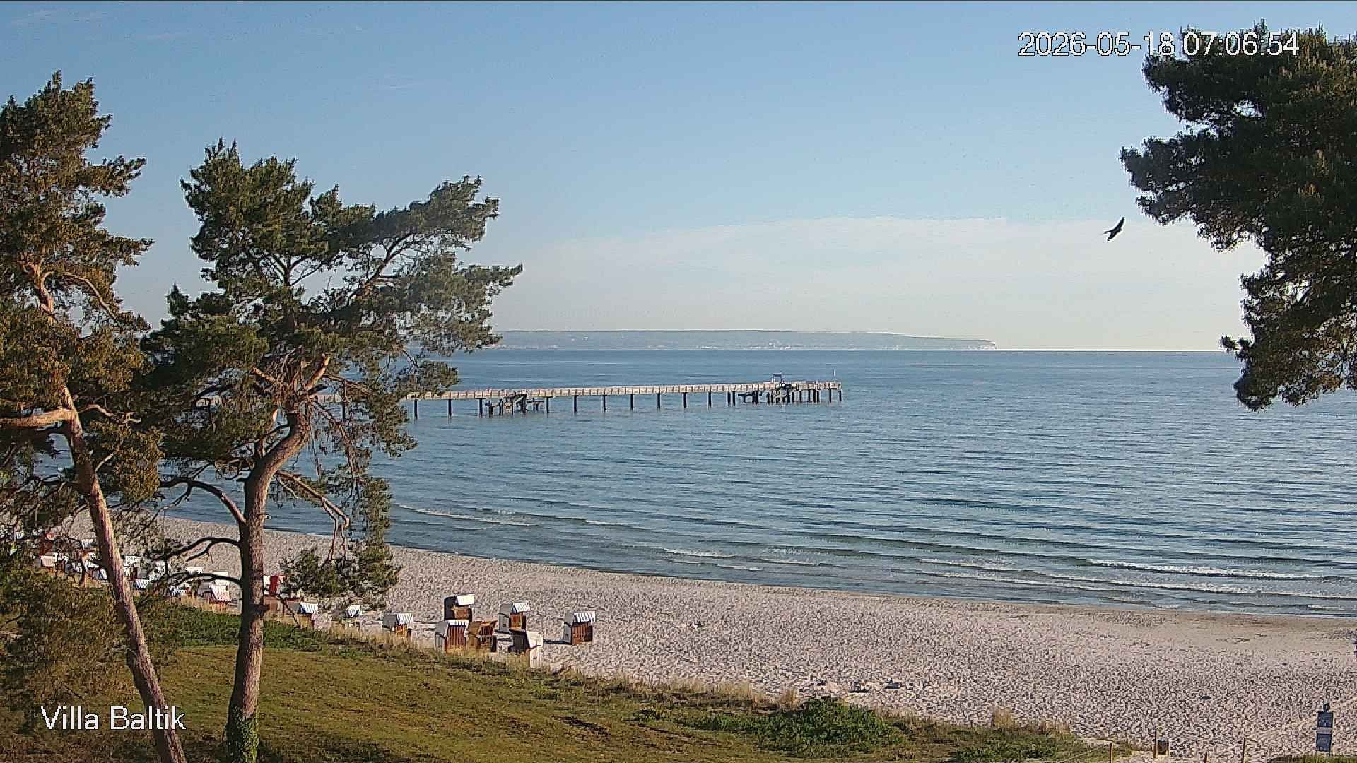Archived image Webcam Binz Promenade