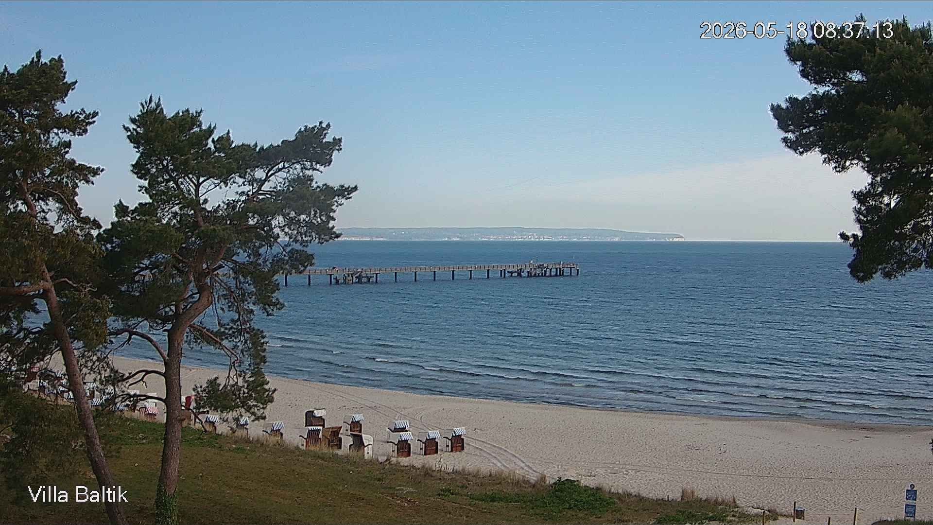 Archived image Webcam Binz Promenade