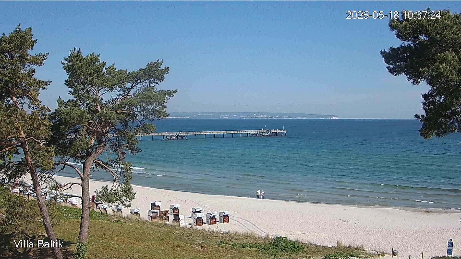 Archived image Webcam Binz Promenade