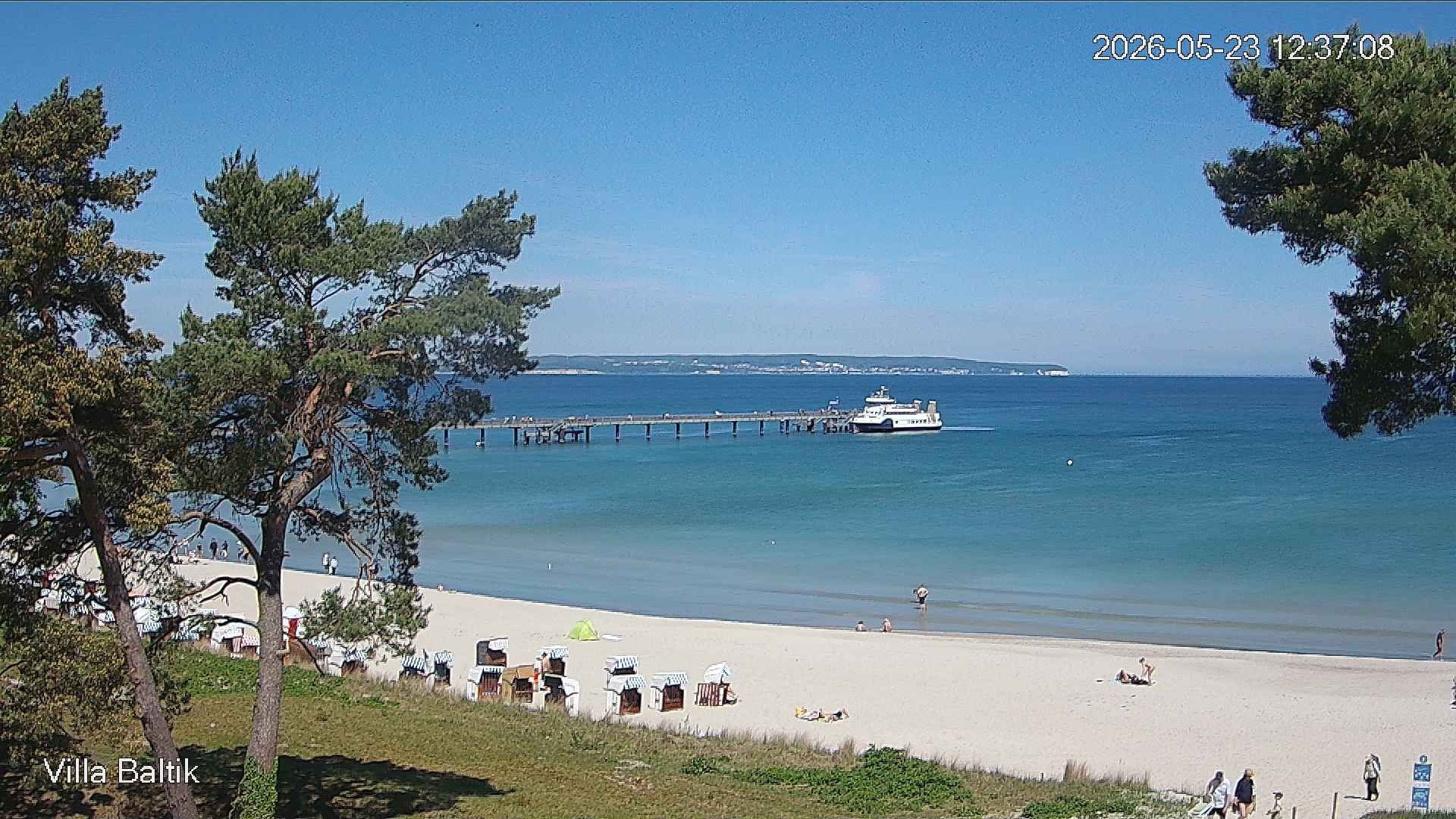 Archiv Foto Webcam Ostseebad Binz - Strandpromenade