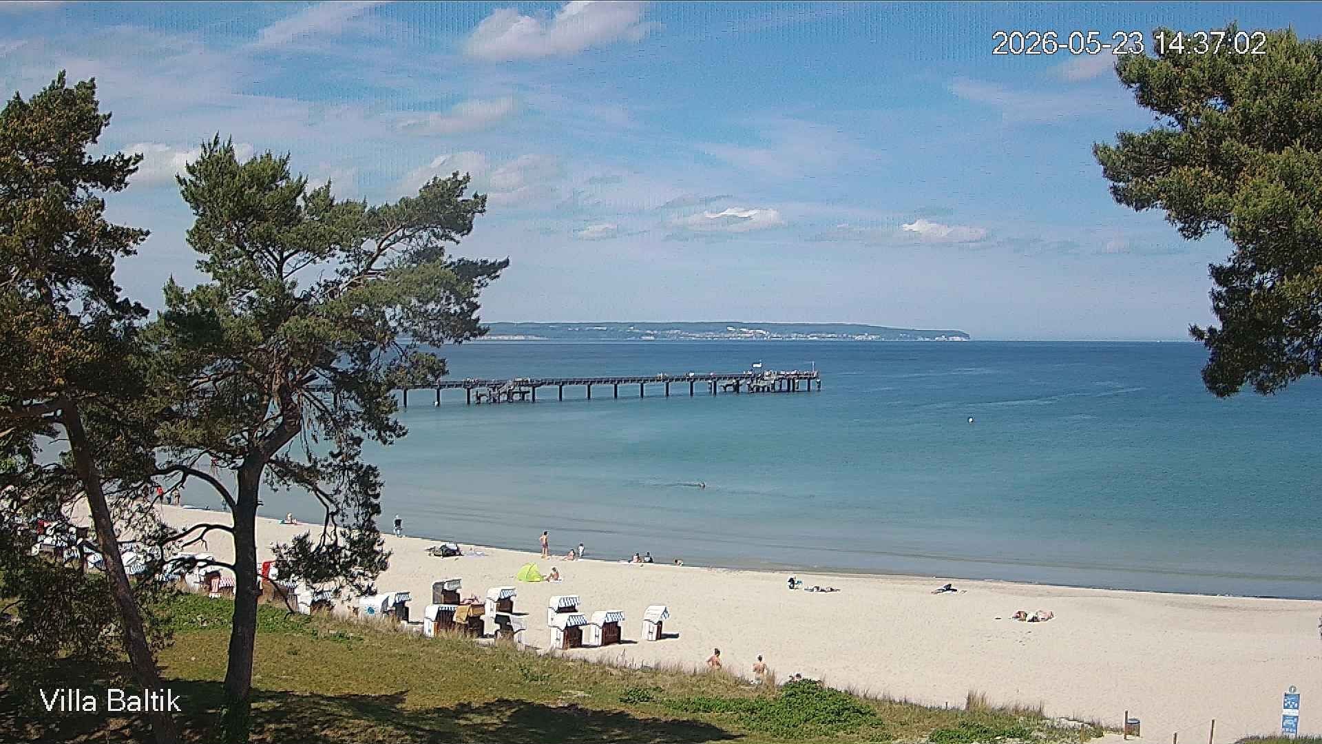 Archiv Foto Webcam Ostseebad Binz - Strandpromenade