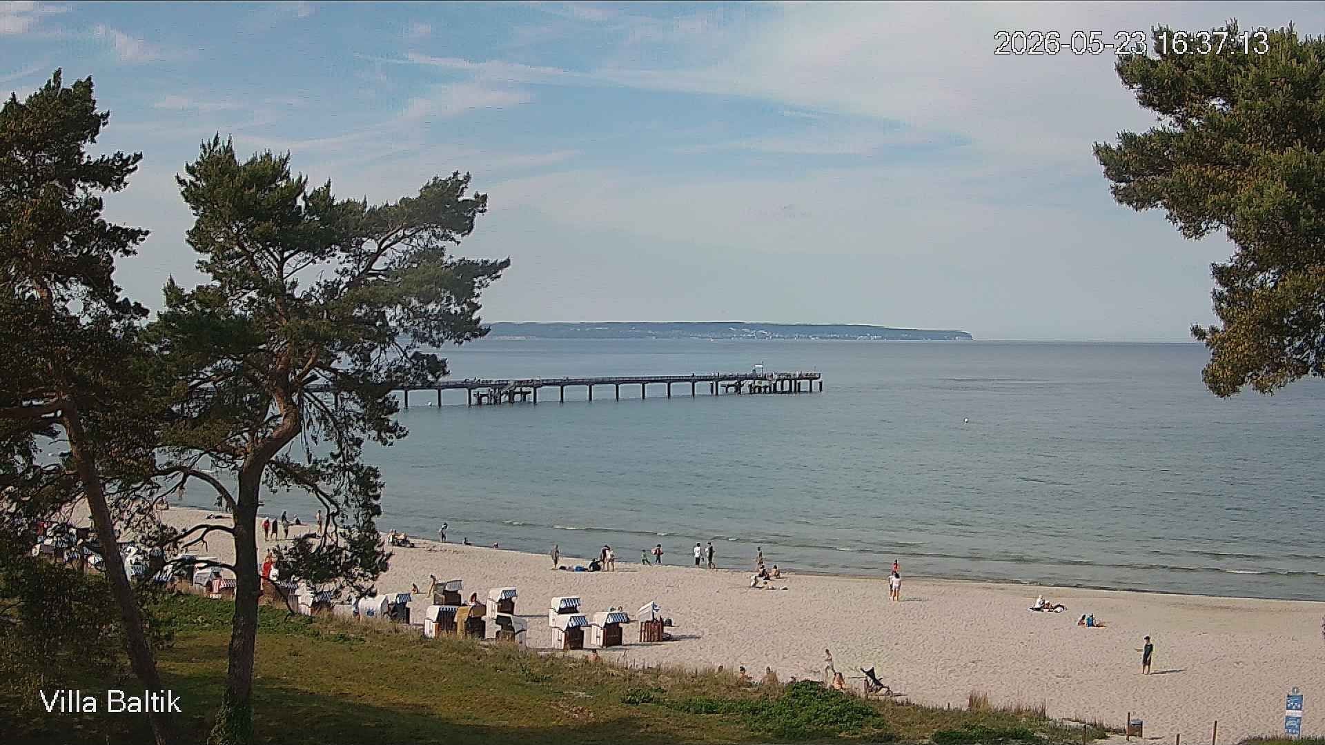 Archiv Foto Webcam Ostseebad Binz - Strandpromenade