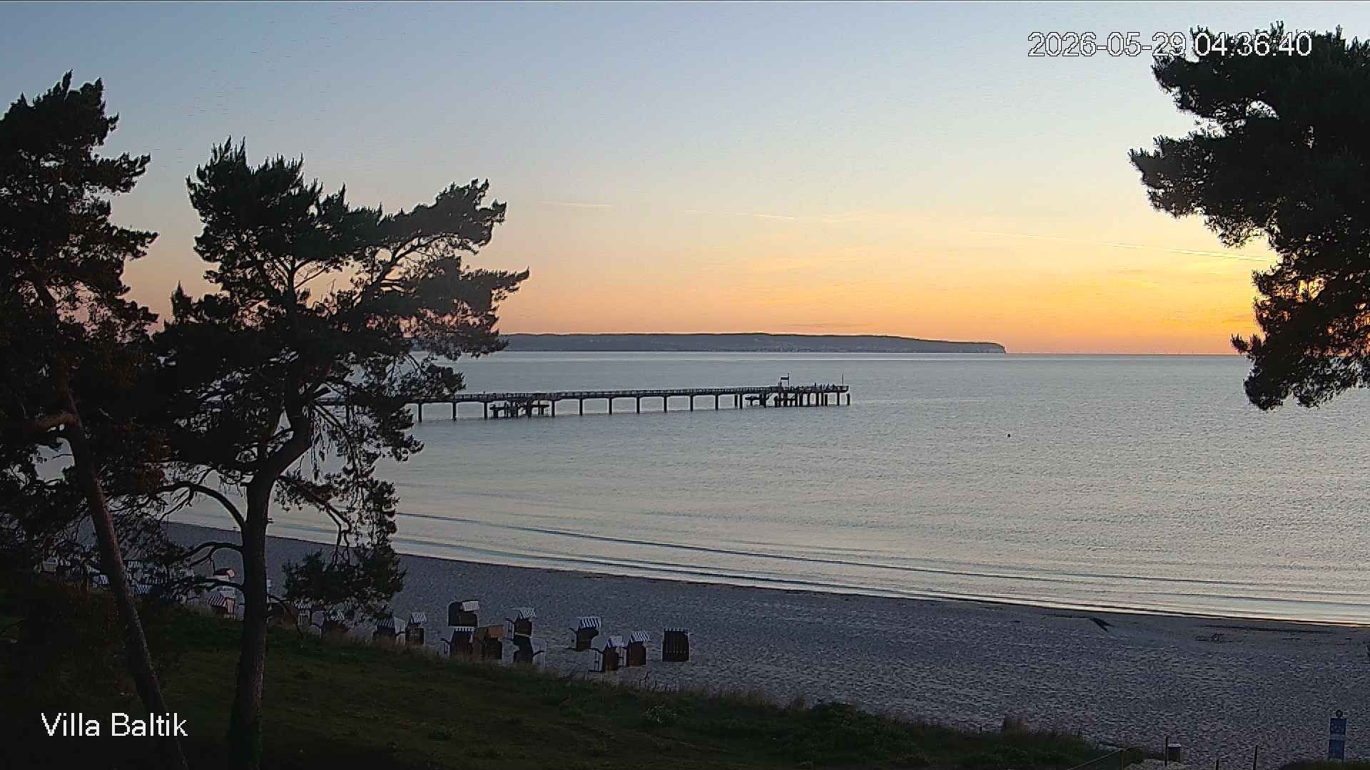 Archived image Webcam Binz Promenade