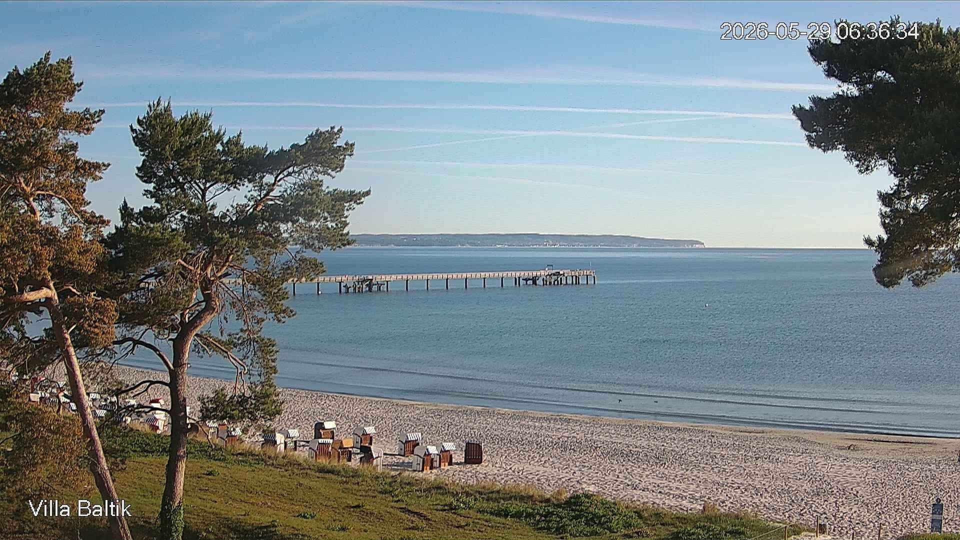 Archived image Webcam Binz Promenade
