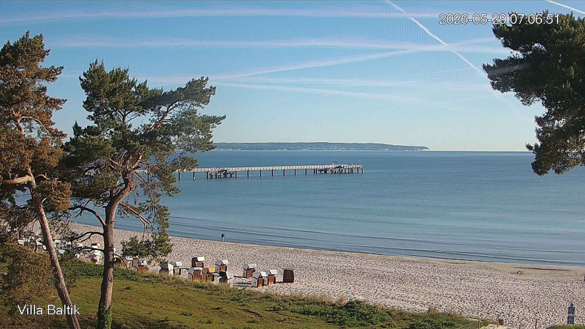 Archived image Webcam Binz Promenade