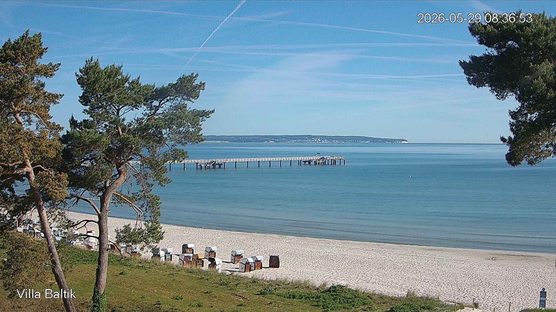 Archived image Webcam Binz Promenade