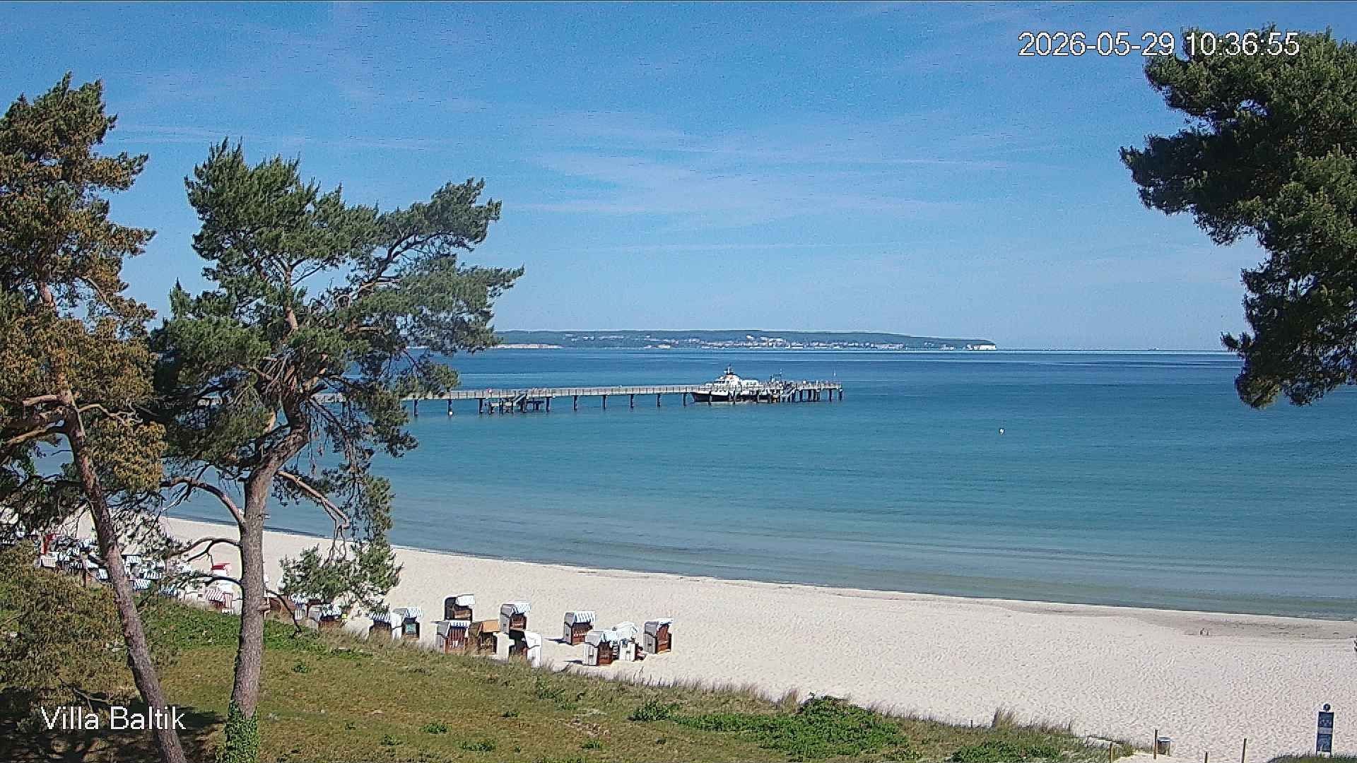 Archived image Webcam Binz Promenade