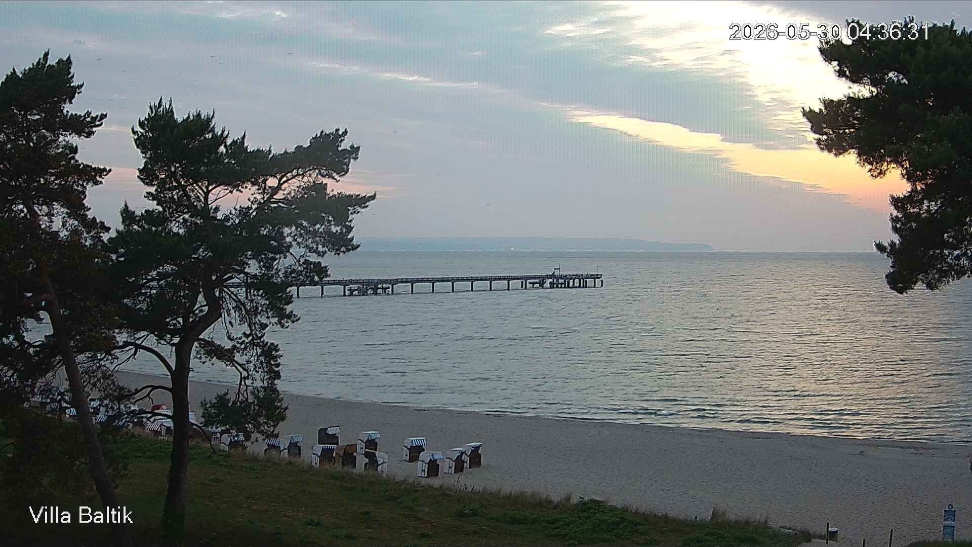 Archived image Webcam Binz Promenade