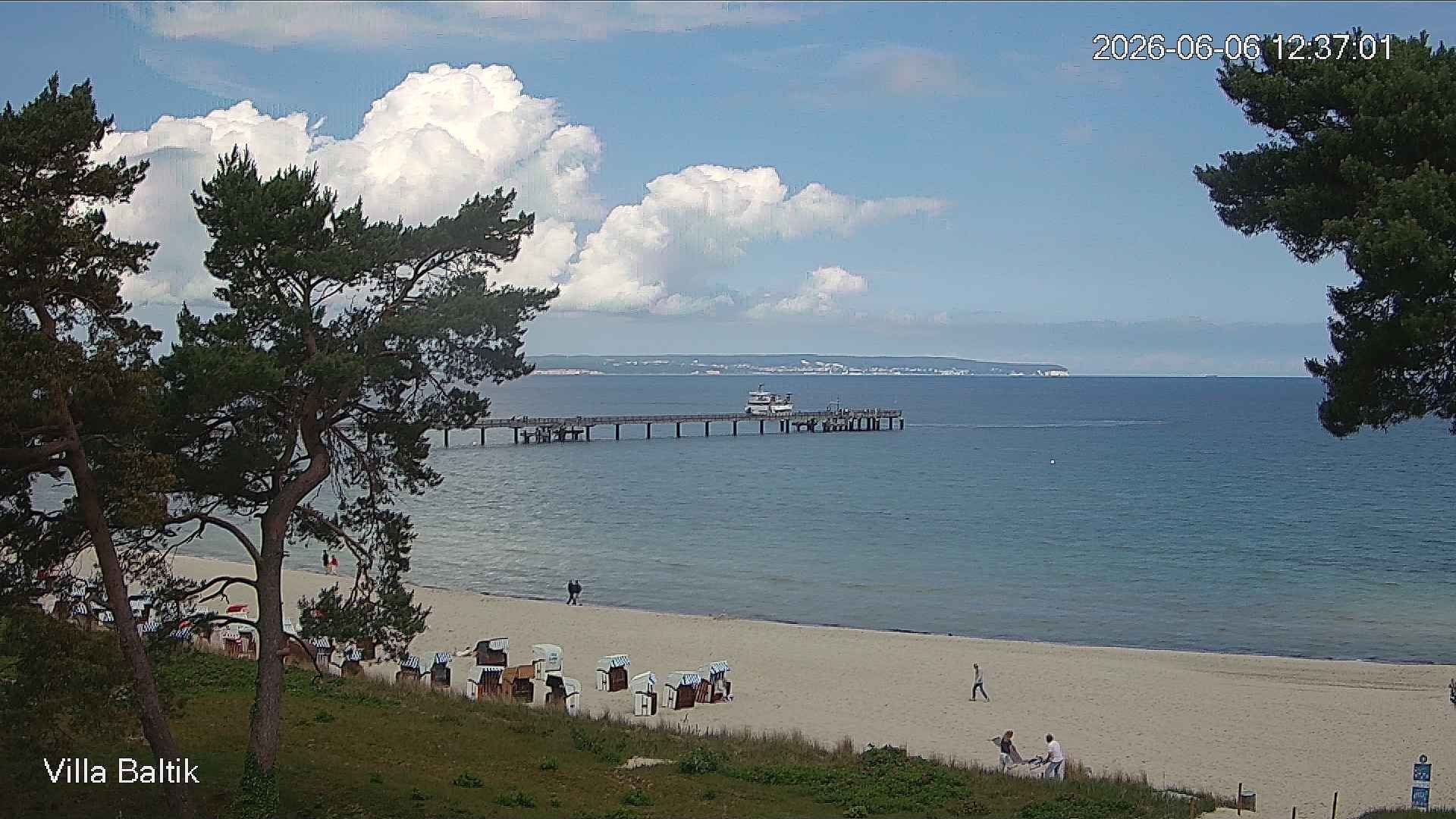 Archiv Foto Webcam Ostseebad Binz - Strandpromenade