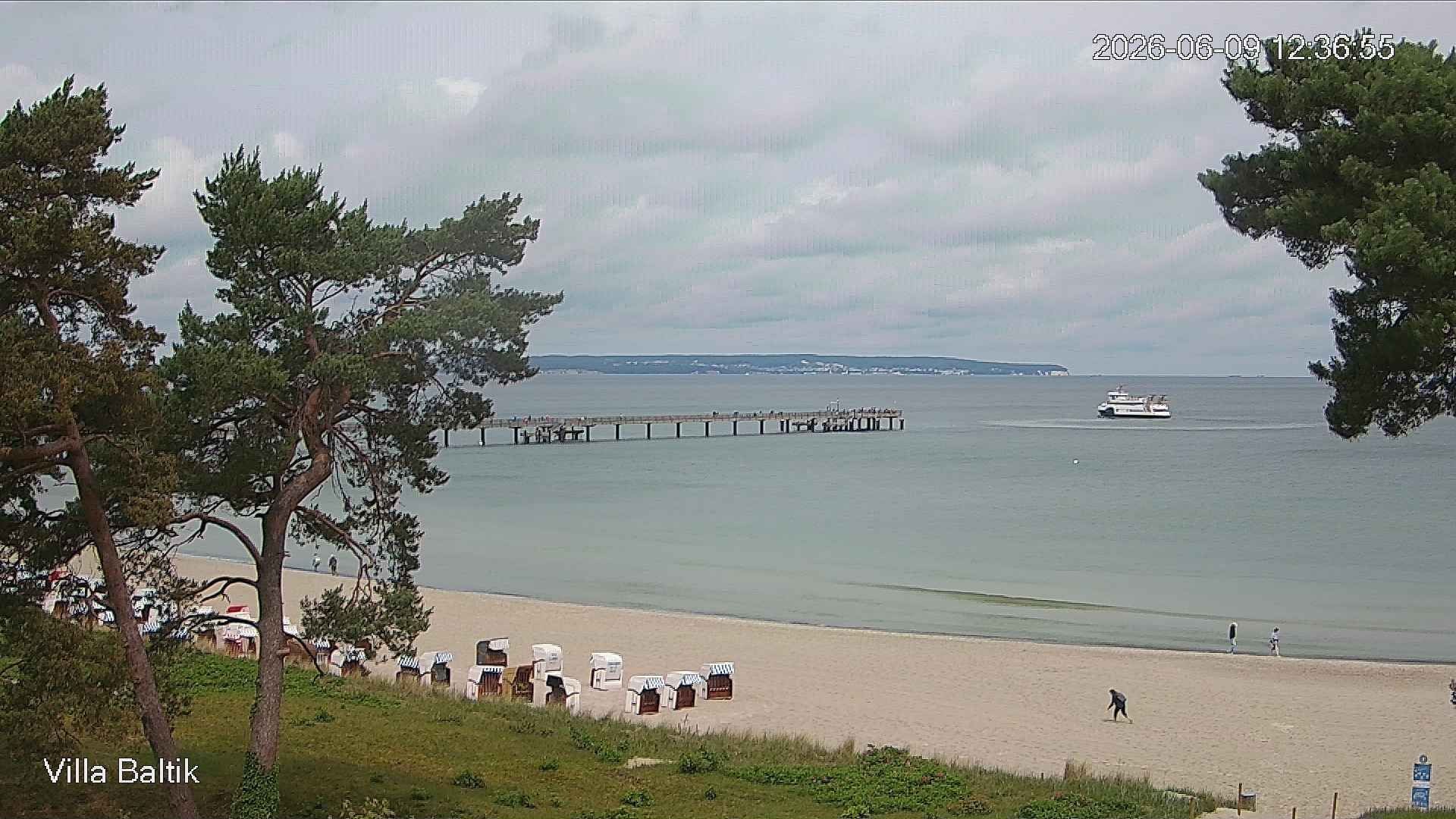Archiv Foto Webcam Ostseebad Binz - Strandpromenade