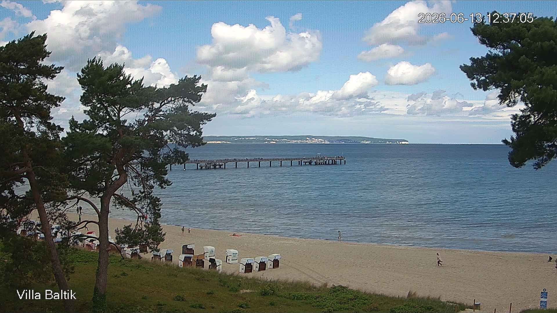 Archiv Foto Webcam Ostseebad Binz - Strandpromenade