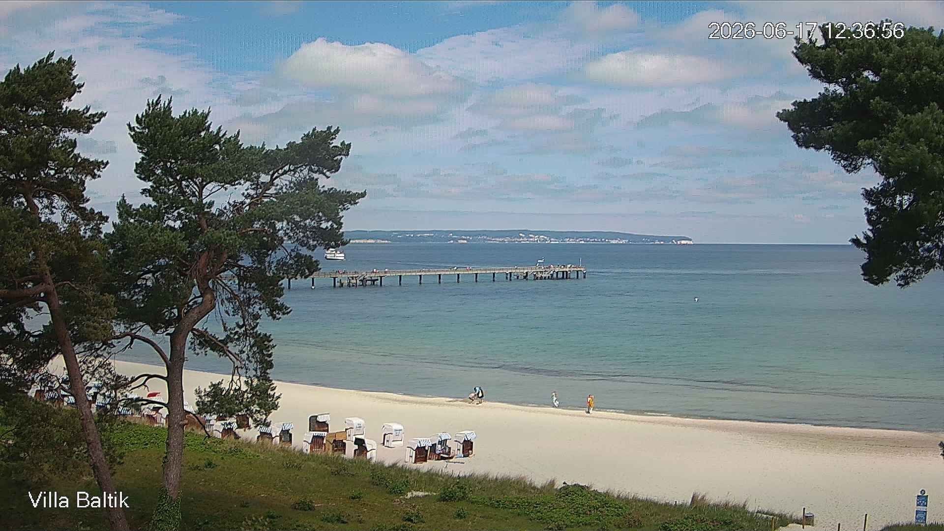 Archiv Foto Webcam Ostseebad Binz - Strandpromenade
