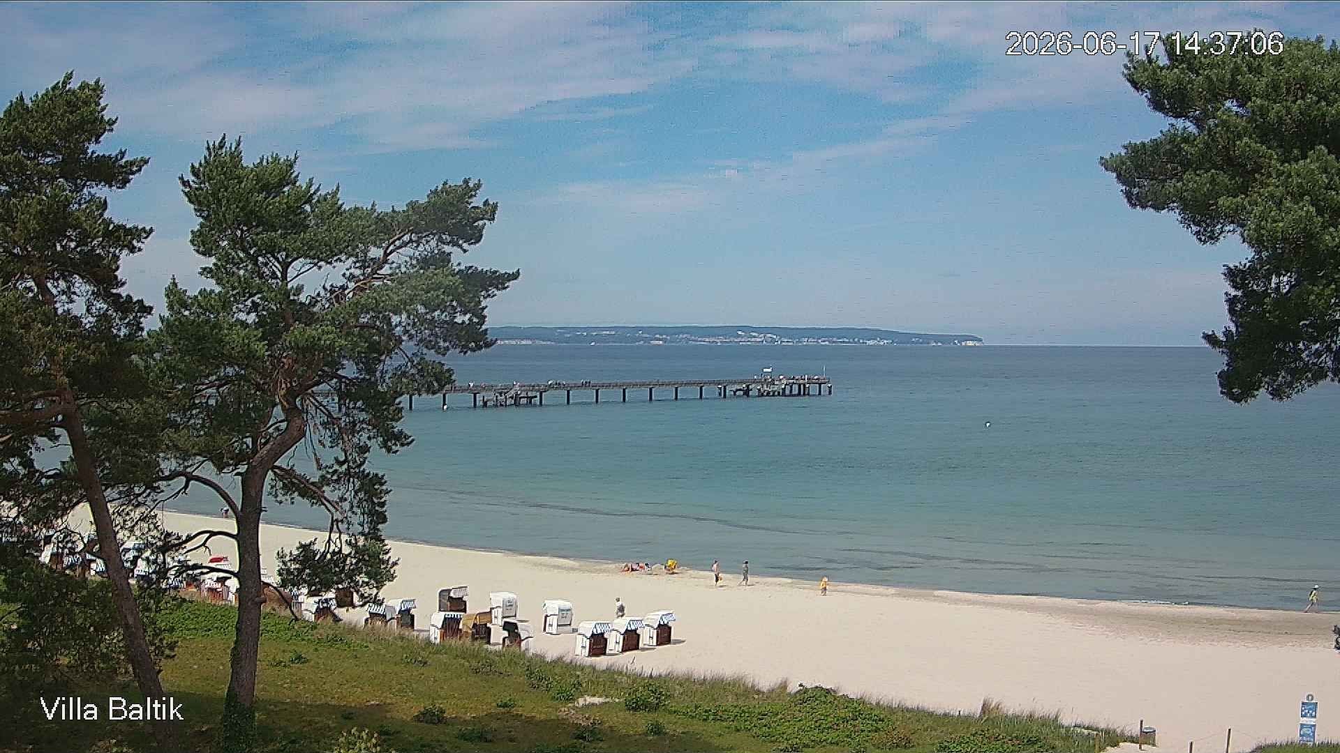 Archiv Foto Webcam Ostseebad Binz - Strandpromenade