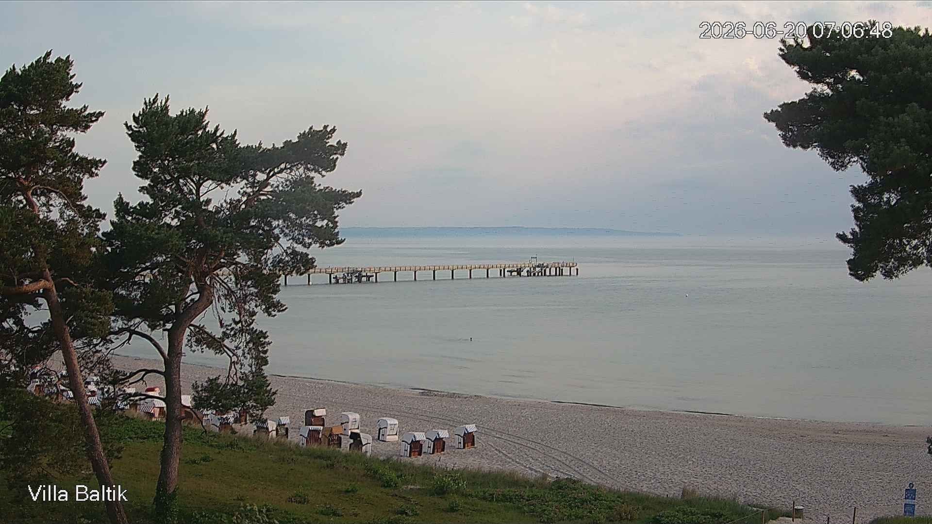 Archived image Webcam Binz Promenade